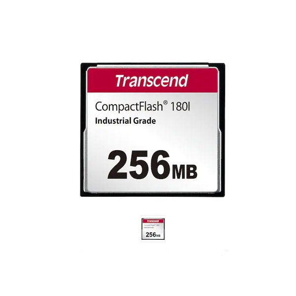 [Transcend] CF Card 180I 산업용  [256MB] (50핀, 85MB/s, 70MB/s, SLC, 3년 보증)