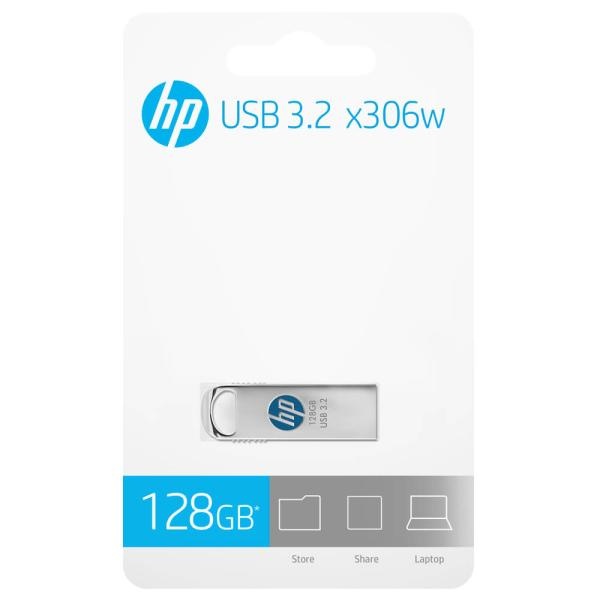 [PNY] HP USB 3.2 X306W 메탈 Type A 일체형 USB 메모리 128GB