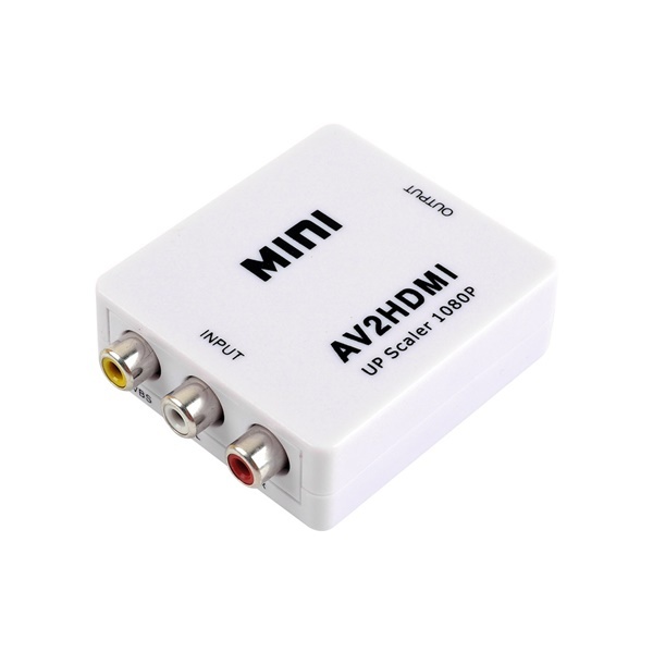 [Ytek] AV to HDMI 컨버터 RCA 영상 오디오 입력 [YT-AH1P]
