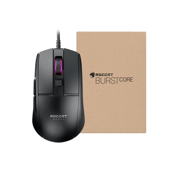 [ROCCAT] 유선 게이밍 광마우스 , Burst Core BULK (버스트 코어 벌크) [대원CTS정품]  [블랙/USB]