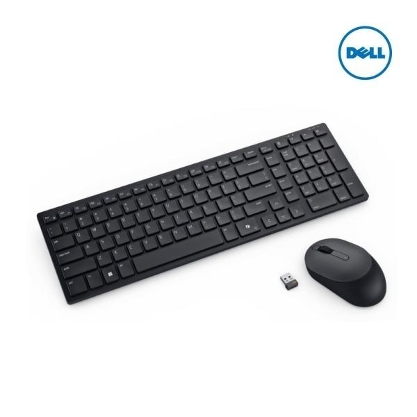 [Dell] 무선 데스크탑 세트, 델 KM555 (580-BBZH), 영문자판 [블랙]