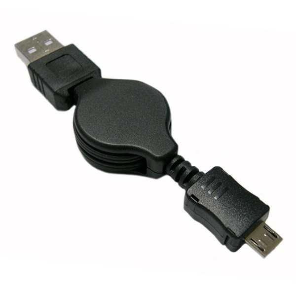 [ADIT] 마이크로 5P USB 릴타입 충전 전용케이블 70cm  AA3052