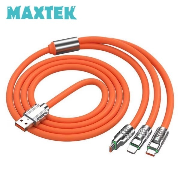 [MAXTEK] USB-A 2.0 to 3in1 초고속 충전케이블,  MT281 [1.15m]