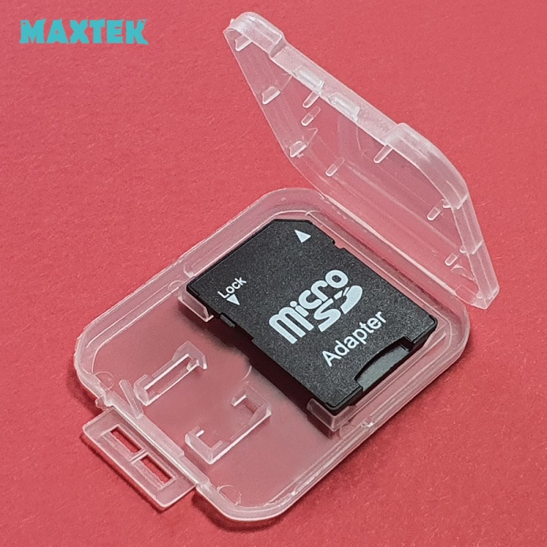 [MAXTEK] Micro SD to SD 리더기 아답터 + 보관 케이스 SET [MT185]