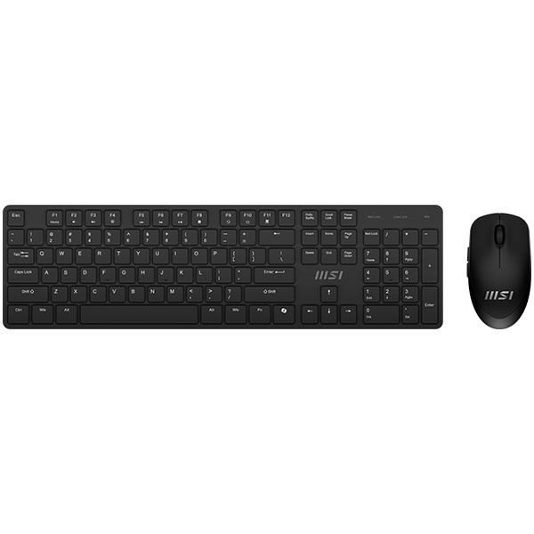 [MSI] 무선 데스크탑 세트, FORGE K200 W COMBO  블랙