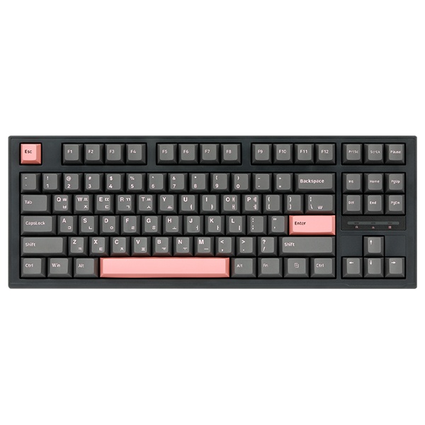 [SPM] 유선 기계식 미니키보드, SPM PL87A PBT 바다소금  다크올리비아