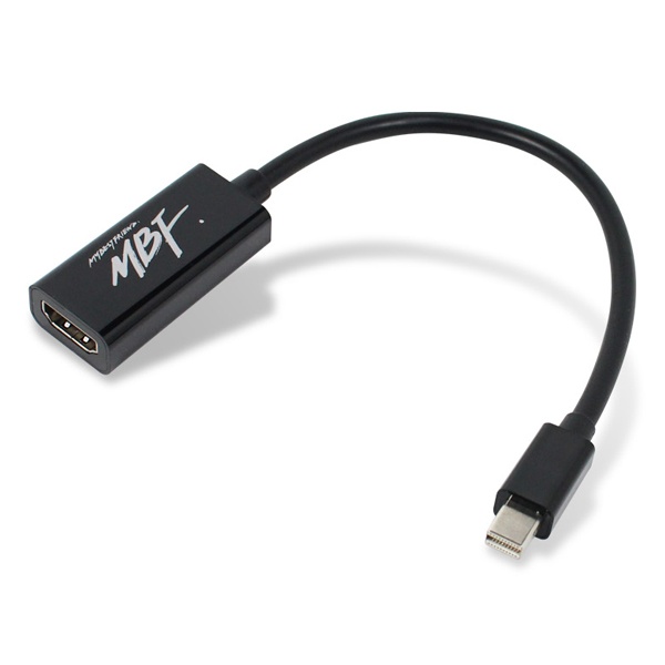 [MBF] Mini DisplayPort to HDMI 컨버터, 오디오 지원,  MBF-MDP19 [블랙]