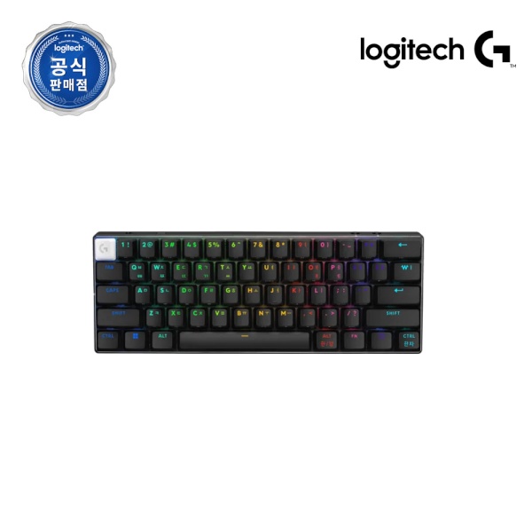 [로지텍] 유,무선 블루투스 기계식키보드 로지텍 PRO X 60 LIGHTSPEED  [로지텍코리아 정품]  [블랙] [택타일]