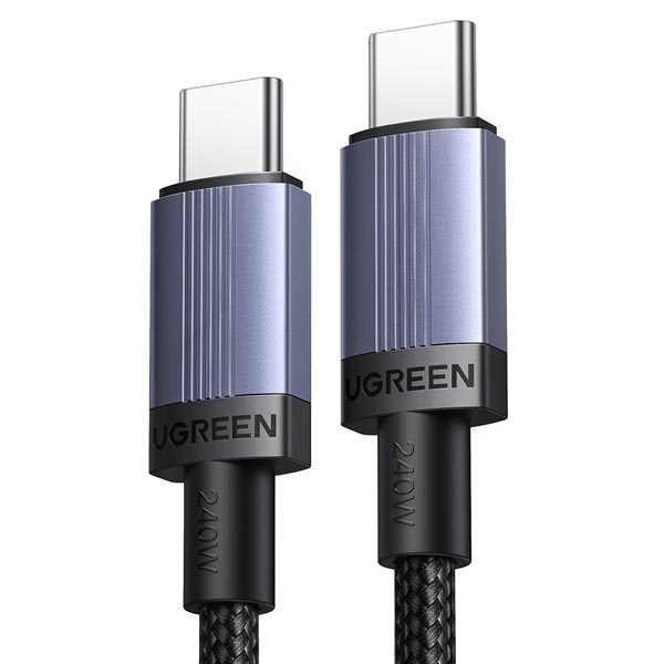 [Ugreen] 240W PD 3.1 C타입 초고속 메쉬 충전케이블  0.5m U-65906