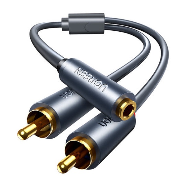 [Ugreen] 3.5 스테레오 to 2RCA F/M 변환 케이블 1m, U-10588