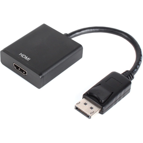 [MBF] 엠비에프 DisplayPort to HDMI 컨버터, 오디오 지원 [MBF-DP19]  [블랙]