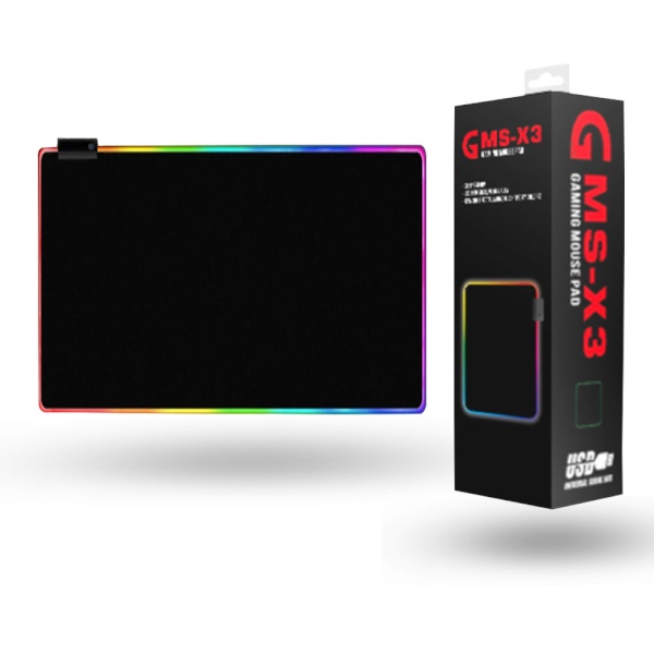 [건평정보통신] 마우스패드, IPLEX GMS-X3 RGB LED  [블랙/USB]