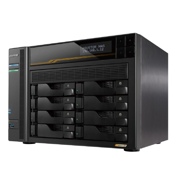 [ASUSTOR] NAS, LOCKERSTOR 8 Gen3 AS6808T (8베이) 라스코  하드미포함
