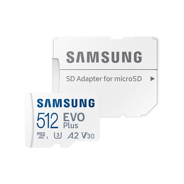 [삼성전자] [공식인증] EVO Plus MicroSDXC SD어댑터포함  512GB [MB-MC512SA/KR] 2024 신모델