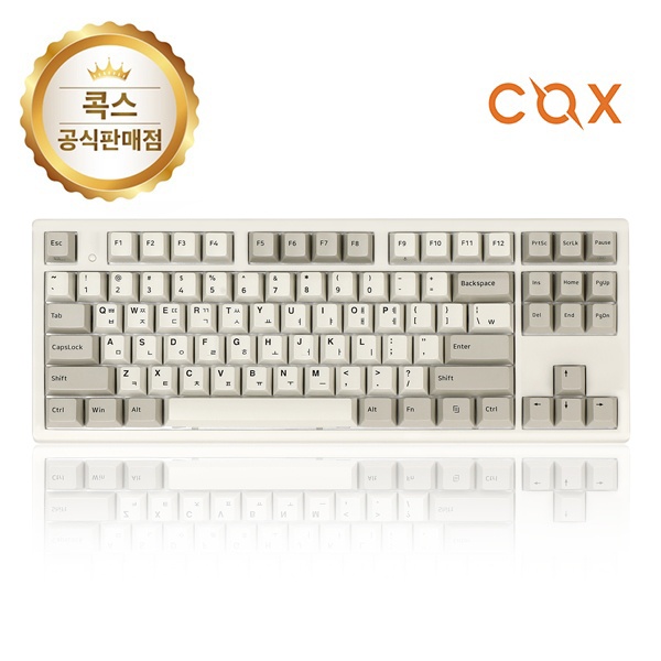 [COX] 유선 미니 무접점 미니키보드, Endeavour Original (엔데버 오리지널) PBT,  35G [레트로/USB]