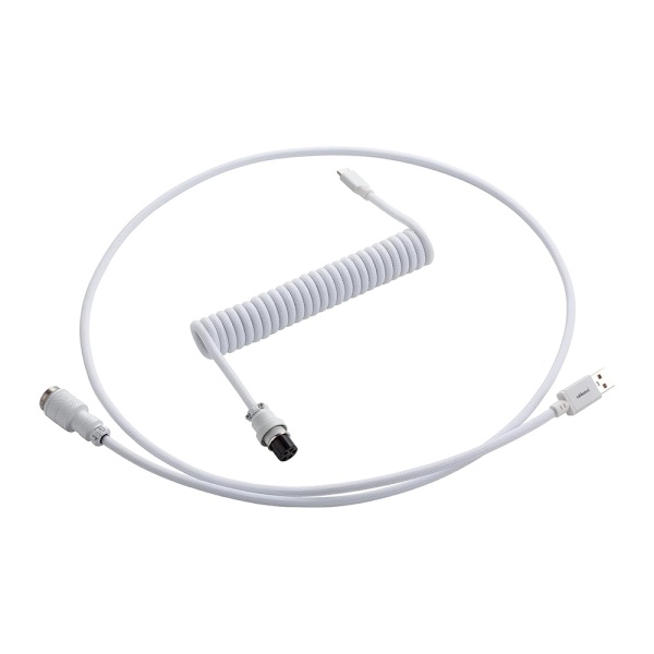 [CableMod] Pro Coiled 항공 키보드 케이블 1.5m  화이트