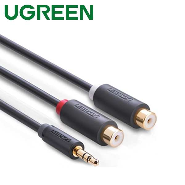 [Ugreen] 3.5 스테레오 to 2RCA 변환케이블,  U-10547 [0.3m]