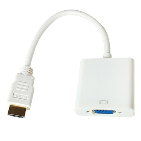 [LANStar] 랜스타 HDMI to VGA 컨버터, 오디오 미지원  [LS-HDV-101A] [화이트]