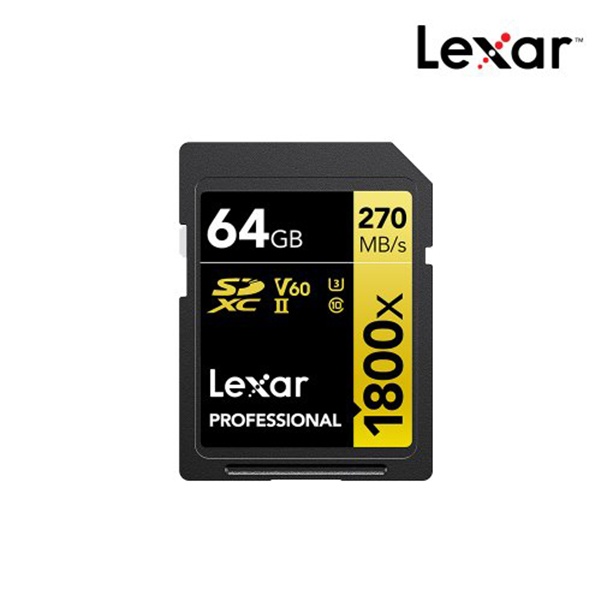 [LEXAR] SD Professional 1800X UHS-2 64GB