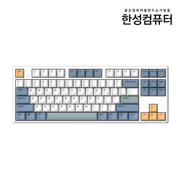 [한성컴퓨터] 유선.블루투스 무접점 미니키보드, GK893B PRO 염료승화 Edition, 35G, 한영자판  [서피/USB]