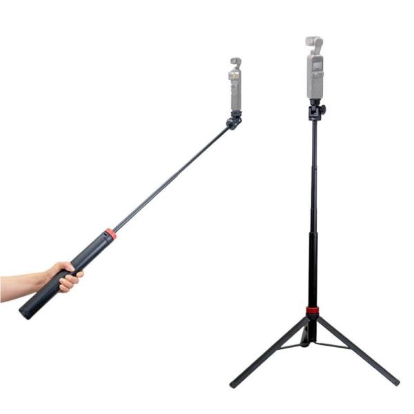 [오토케] DJI 오즈모 포켓 호환 최장 190cm 롱 삼각대 길이조절 셀피스틱 핸드그립