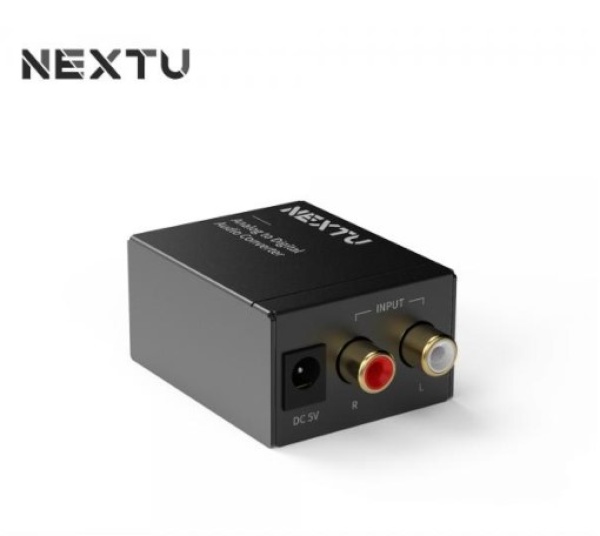 [이지넷유비쿼터스] NEXT-AV2301 아날로그 to 디지털 오디오 컨버터