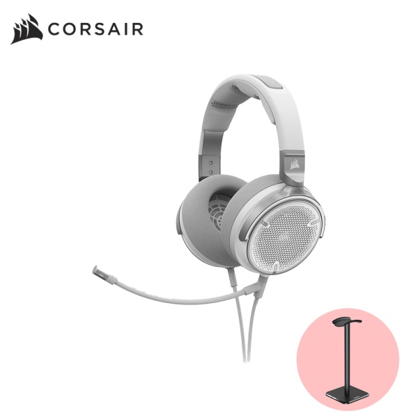 [CORSAIR] [헤드셋] 커세어 게이밍 헤드셋 Virtuoso PRO 오픈백[화이트][헤드셋 거치대 SET]