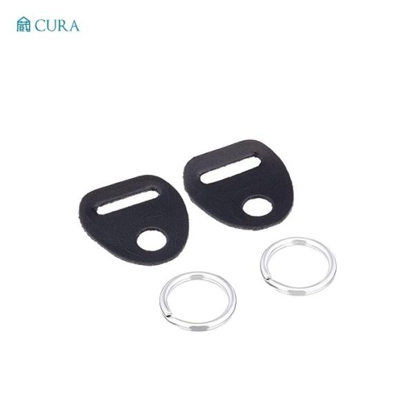 [CURA] 쿠라  카메라 링 & 가죽 보호탭 (블랙)