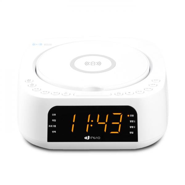 [인비오] 인비오 CD플레이어 IV-CD200W LED시계 고속무선충전