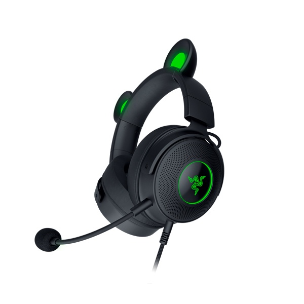 [RAZER] [헤드셋][레이저코리아] 유선 헤드셋 크라켄 키티 Kraken Kitty V2 Pro 스트리밍 [RGB지원][웨이코스정품]  [블랙]