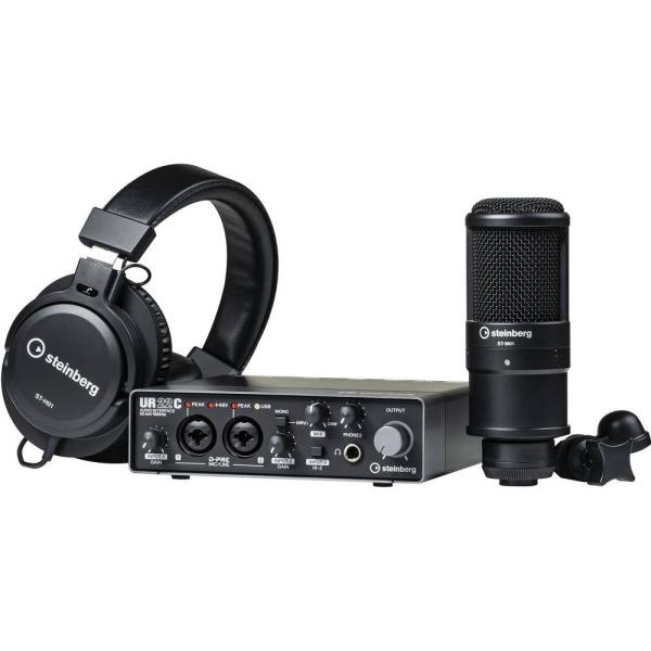 [야마하] 스테인버그 레코딩 팩 패키지 세트 Steinberg UR22C Recording Pack