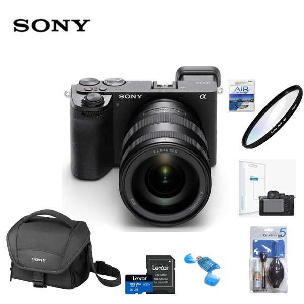 [Sony] ILCE-6700L(SELP1650)+256G+정품가방+볼헤드삼각대+KENKO AIR UV 필터+보호필름+크리닝킷+리더기 고용량 브이로그 패키지