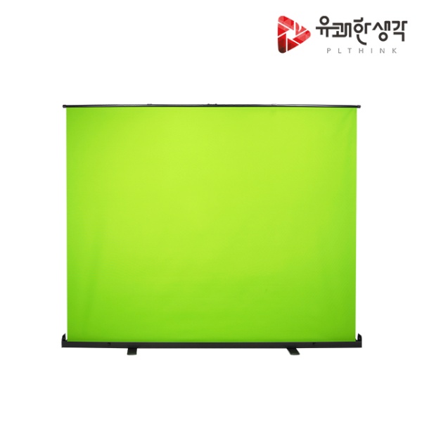 [유쾌한생각] 원터치 이동식 크로마키 배경 L사이즈 2.5 x 2 m (PL-G-ROLLUP-2520)