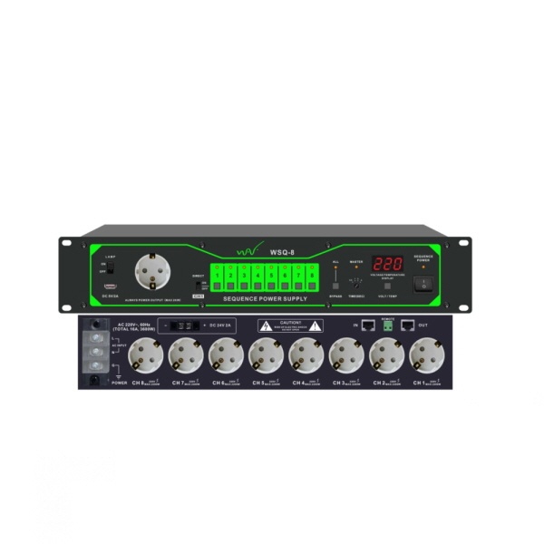 [웨이브커뮤니케이션즈] 웨이브 순차전원분배기 WSQ-8W