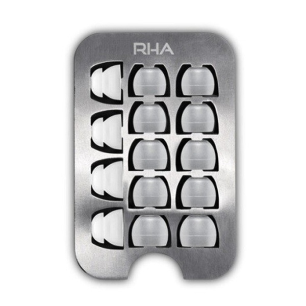[RHA] silicone ear tips with stainless steel holder [이어폰 실리콘팁][소비코AV정품]