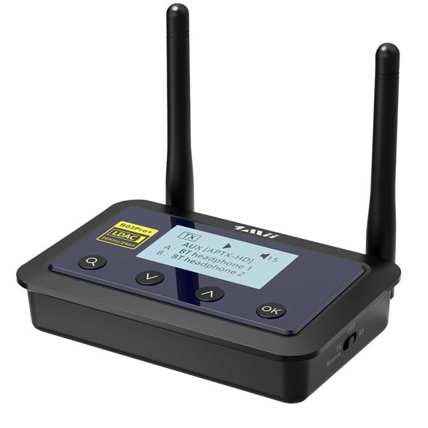 [원미] LCD 장거리 블루투스 오디오 송수신기 DAC 허브 1Mii B03Pro+