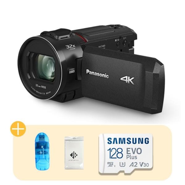[Panasonic] 컴팩트 4K 프리미엄 캠코더 HC-VX3 + 128GB 메모리 + 리더기 + 융 패키지