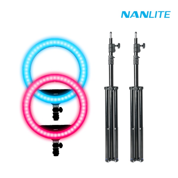 [NANLITE] Halo16C 할로16C 링라이트 링 조명 투스탠드 세트
