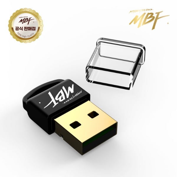 [MBF] [블루투스 동글] 엠비에프 USB 블루투스 동글 5.4 블랙 MBF-BT54BK