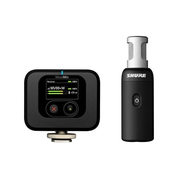 [SHURE] [마이크 리시버키트] 슈어 MoveMic 88+ KIT 1채널 무선 모바일 스테레오 마이크+리시버 키트 [삼아 정품]