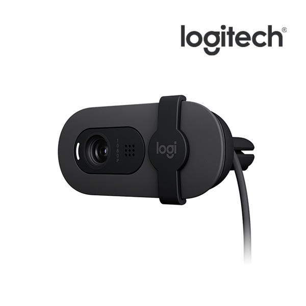 [로지텍] [화상카메라] Brio100 FHD WEBCAM (브리오 100 웹캠) [로지텍코리아 정품]  [그래파이트]