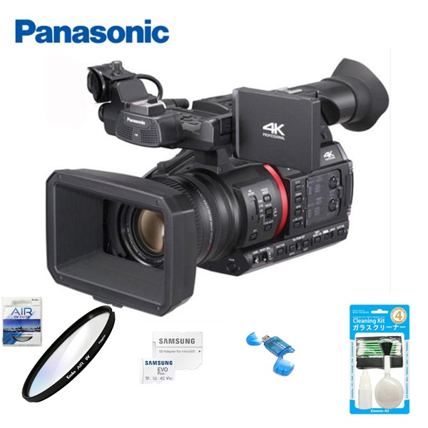 [Panasonic] 파나소닉 프리미엄 4K 캠코더 AG-CX350+256GB+중형가방+kenko UV필터+크리닝킷+리더기 풀패키지 라이브스트리밍지원/3G-SDI