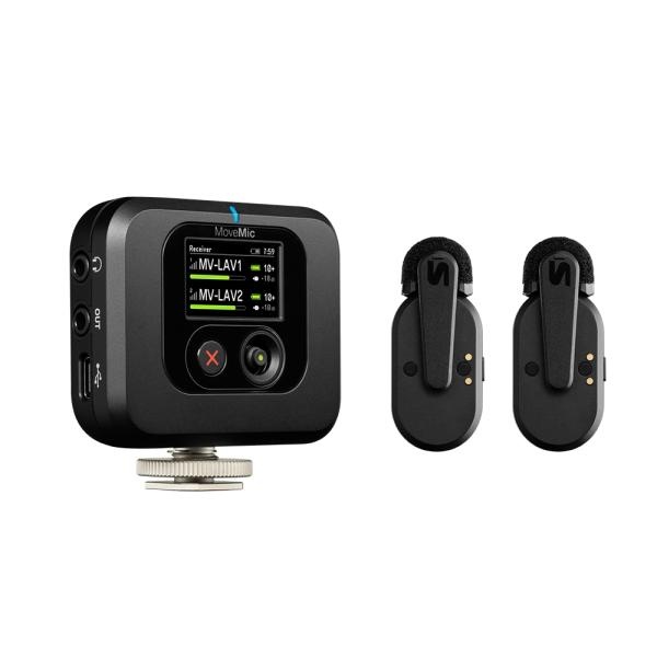 [SHURE] [마이크 리시버 세트]슈어 2채널 무선 라발리에 마이크 리시버 세트 MoveMic Two Recevier Kit [삼아 정품]