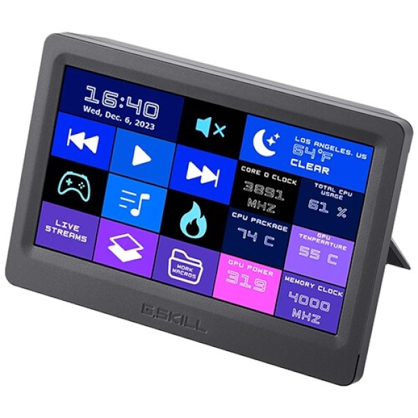 [G.SKILL] WigiDash PC커맨드 터치 패널