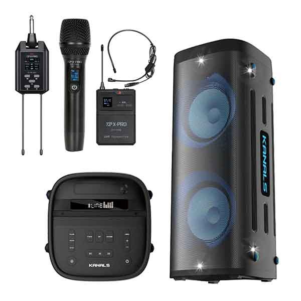 [Kanals] 카날스 BTS-8800  DYW-850 핸드 헤드 마이크  블루투스 충전용 뮤직 스피커 시스템 학교 이벤트 소규모행사