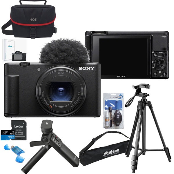 [Sony] ZV-1M2+256GB+GP-VPT2BT슈팅그립+정품가방+삼각대+크리닝킷+보호필름+리더기 브이로그패키지