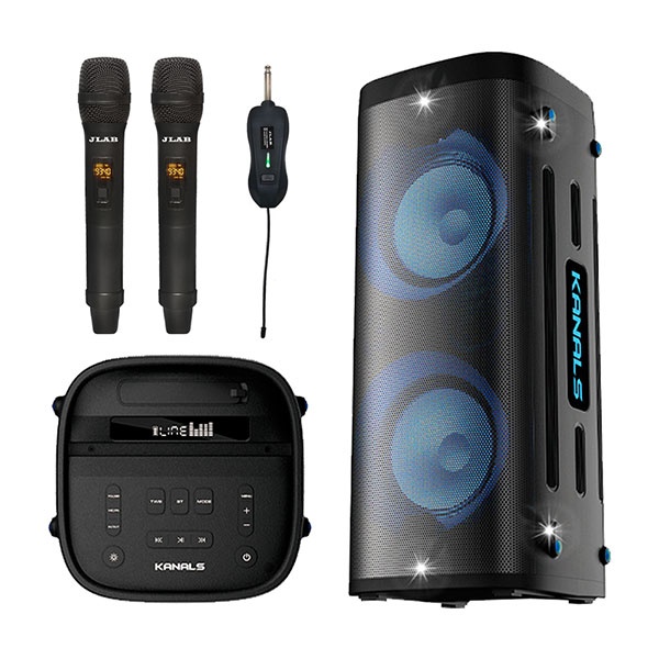 [Kanals] 카날스 블루투스스피커 BTS-8800 + JLAB 무선마이크 JLB-900A(2채널)