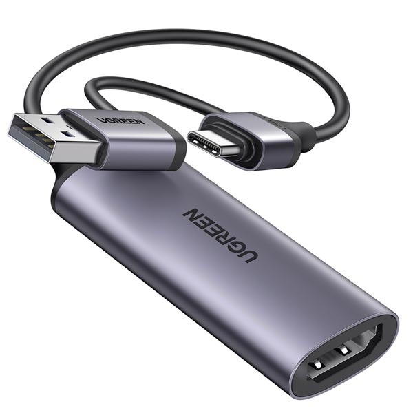 [Ugreen] 유그린 4K 60Hz USB A+C타입 캡쳐보드 U-25854