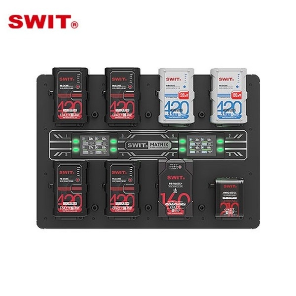 [swit] 스위트 SWIT MATRIX-S8 / V마운트 배터리 8채널 충전기 6A
