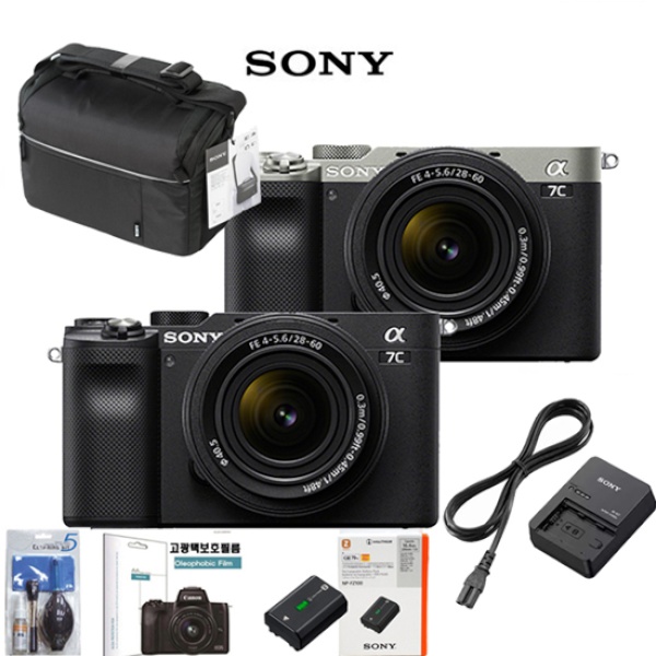 [Sony] 소니 ILCE-7C BODY + 정품 배터리+충전기+가방+보호필름+크리닝킷 패키지 [소니코리아 정품]